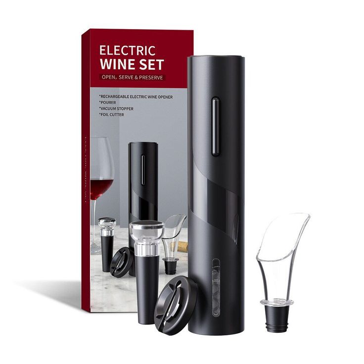 🍷VIN EASY PRO🍾KIT DESCORCHADOR 4 EN 1  IMPORTADO 🥇 ENVIO GRATIS Y OFERTA FIN DE SEMANA